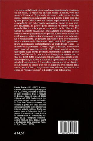 La pedagogia degli oppressi - Paulo Freire - Libro EGA-Edizioni Gruppo Abele 2011, Le staffette | Libraccio.it