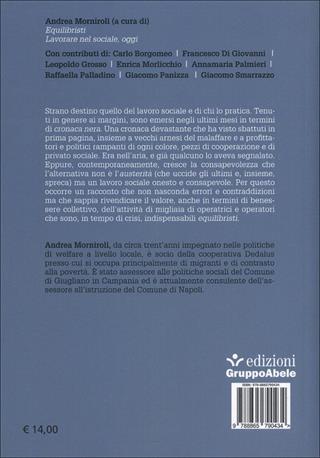 Equilibristi. Lavorare nel sociale, oggi  - Libro EGA-Edizioni Gruppo Abele 2015, I ricci | Libraccio.it