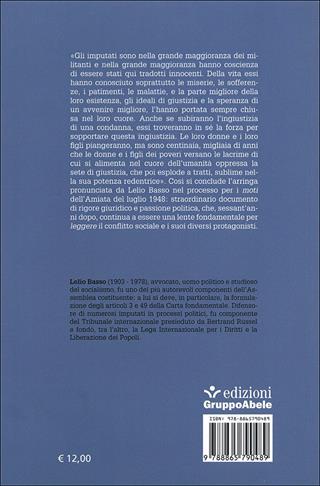 I ribelli dell'Amiata. La democrazia davanti ai giudici. Con DVD - Lelio Basso - Libro EGA-Edizioni Gruppo Abele 2013, Le staffette | Libraccio.it