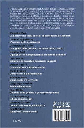 Vivere la democrazia  - Libro EGA-Edizioni Gruppo Abele 2013, Le staffette | Libraccio.it