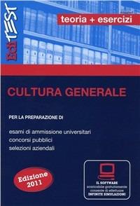 EdiTEST. Teoria ed esercizi. Cultura generale. Con software di simulazione  - Libro Edises 2011, EdiTEST. Ammissioni universitarie | Libraccio.it