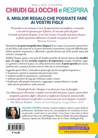 Chiudi gli occhi e respira. Yoga, meditazione e mindfulness per ragazzi - Mallika Chopra - Libro Macro Junior 2019, Genitori e figli felici | Libraccio.it