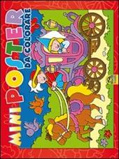 Mini poster da colorare. Rosso. Ediz. illustrata