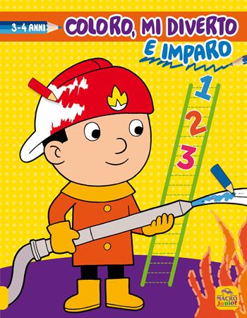 Coloro, mi diverto e imparo. Da 3 a 4 anni. Ediz. illustrata  - Libro Macro Junior 2020 | Libraccio.it