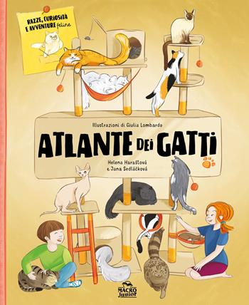 Atlante dei gatti. Razze, curiosità e avventure feline - Helena Haratová, Jana Sedlácková, Jana Sedlackova - Libro Macro Junior 2022 | Libraccio.it