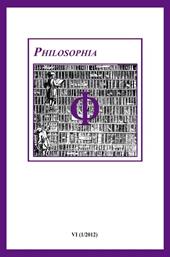 Philosophia. Bollettino della società italiana di storia della filosofia (2012). Vol. 6