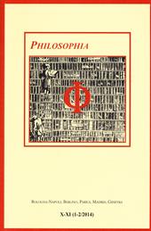 Philosophia. Bollettino della società italiana di storia della filosofia (2015). Vol. 10