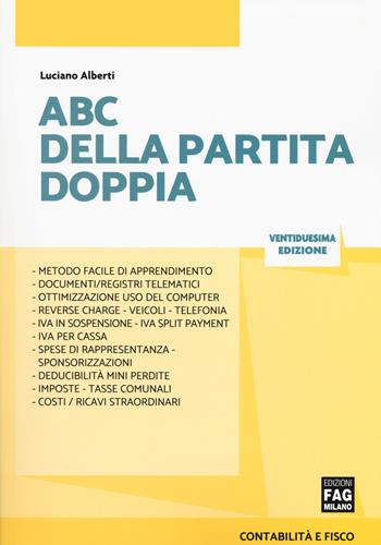 ABC della partita doppia - Luciano Alberti - Libro FAG 2020, Contabilità e fisco | Libraccio.it