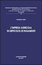 L' impresa agricola in difficoltà nei pagamenti