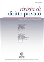 Rivista di diritto privato (2014). Vol. 2