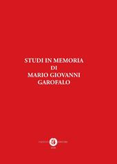 Studi in memoria di Mario Giovanni Garofalo