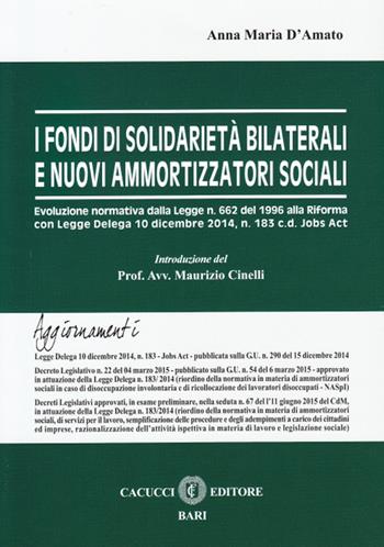 I fondi di solidarietà e nuovi ammortizzatori sociali. Evoluzione normativa dalla Legge n. 662 del 1996 alla Riforma con Legge Delega 10 dicembre 2014, n. 183 - Anna M. D'Amato - Libro Cacucci 2015 | Libraccio.it