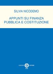 Appunti su finanza pubblica e costitizione