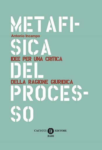Metafisica del processo. Idee per una critica della ragione giuridica - Antonio Incampo - Libro Cacucci 2016 | Libraccio.it