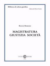 Magistratura giustizia società