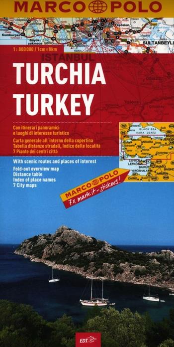 Turchia 1:800.000. Ediz. multilingue  - Libro Marco Polo 2012, Carte stradali Marco Polo | Libraccio.it