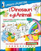 I dinosauri e gli animali. Unisci i puntini