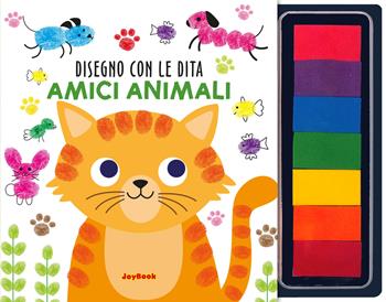 Amici animali. Disegno con le dita. Ediz. illustrata. Con 7 spugnette di inchiostro  - Libro Joybook 2023, Libri da colorare | Libraccio.it