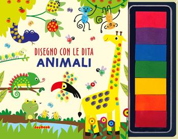 Animali. Disegno con le dita. Ediz. illustrata. Con 7 spugnette di inchiostro  - Libro Joybook 2023, Libri da colorare | Libraccio.it