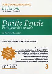 Diritto penale. Parte generale e speciale. Vol. 3