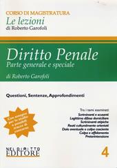 Diritto penale. Parte generale e speciale. Vol. 4