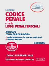 Codice penale e delle leggi penali speciali. Annotato con la giurisprudenza. Con aggiornamento online