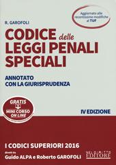 Codice delle leggi penali speciali. Annotato con la giurisprudenza. Con aggiornamento online