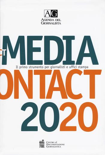 Agenda del giornalista 2020. Media contact  - Libro Centro Doc. Giornalistica 2020 | Libraccio.it