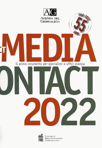 Agenda del giornalista 2022. Media contact  - Libro Centro Doc. Giornalistica 2022 | Libraccio.it