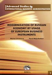 Modernization of russian economy by usage of european business instruments