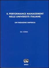 Il performance management nelle Università italiane. Un'indagine empirica