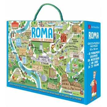 Roma. Conosci ed esplora. Ediz. a colori. Con puzzle - Ester Tomè - Libro Archeolibri 2021 | Libraccio.it