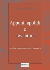 Appunti apolidi e levantini. Pensiero politico di Gaetano Mosca