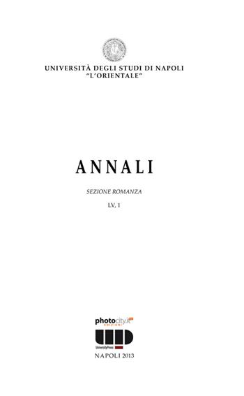 Annali. Sezione romanza - G. Battista De Cesare - Libro Photocity.it 2015 | Libraccio.it
