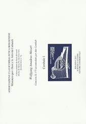 Wolfang Amadeus Mozart. Concerto K 175 accomodato per due cembali. Associazione Clavicembalistica Bolognese
