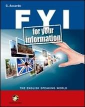 FYI. For your information. The english speaking world. Con e-book. Con espansione online