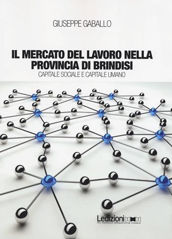 Il mercato del lavoro nella provincia di Brindisi. Capitale sociale e capitale umano - Giuseppe Gaballo - Libro Ledizioni 2015 | Libraccio.it