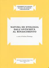Natura ed etologia dall'antichità al Rinascimento