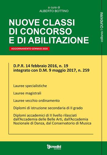 Nuove classi di concorso - Alberto Bottino - Libro Tecnodid 2020 | Libraccio.it
