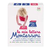 Le mie lettere Montessori. 26 carte con lettere smerigliate da toccare per preparare il bambino a leggere e scrivere. Con 26 Carte