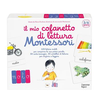 Il mio cofanetto di lettura Montessori. Con Carte - Marie Kirchner - Libro L'Ippocampo Ragazzi 2020 | Libraccio.it