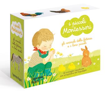 Gli animali della fattoria e i loro piccoli. I piccoli Montessori. Ediz. a colori. Con 32 Carte - Adeline Charneau - Libro L'Ippocampo 2021 | Libraccio.it