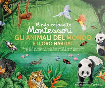 Gli animali del mondo e i loro habitat. Il mio cofanetto Montessori. Ediz. a colori. Con gadget - Roberta Rocchi, Marie-Hélène Place - Libro L'Ippocampo 2022 | Libraccio.it