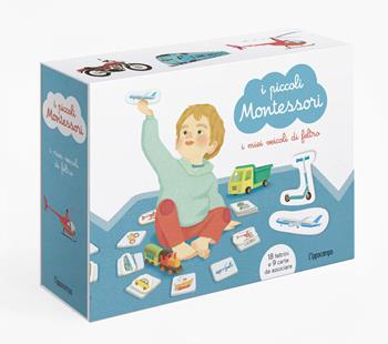 I miei veicoli in feltro. I piccoli Montessori. Ediz. a colori. Con Prodotti vari - Delphine Roubieu - Libro L'Ippocampo 2023 | Libraccio.it
