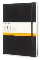 Taccuino Moleskine XL a righe copertina rigida nero. Black  Moleskine | Libraccio.it