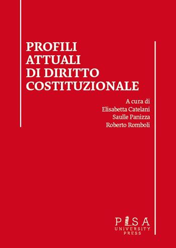 Profili attuali di diritto costituzionale  - Libro Pisa University Press 2016 | Libraccio.it