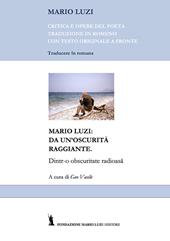 Mario Luzi: da un'oscurità raggiante. Ediz. rumena