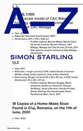 Simon Starling: A-Z. Ediz. illustrata