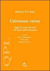 Universum versus. Saggi di teoria del verso e di teoria della letteratura