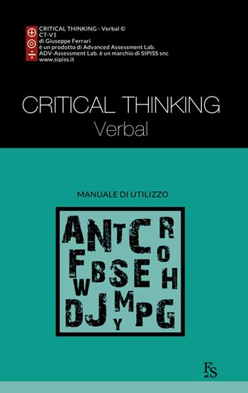 Critical thinking verbal - Giuseppe Ferrari - Libro FerrariSinibaldi 2015 | Libraccio.it